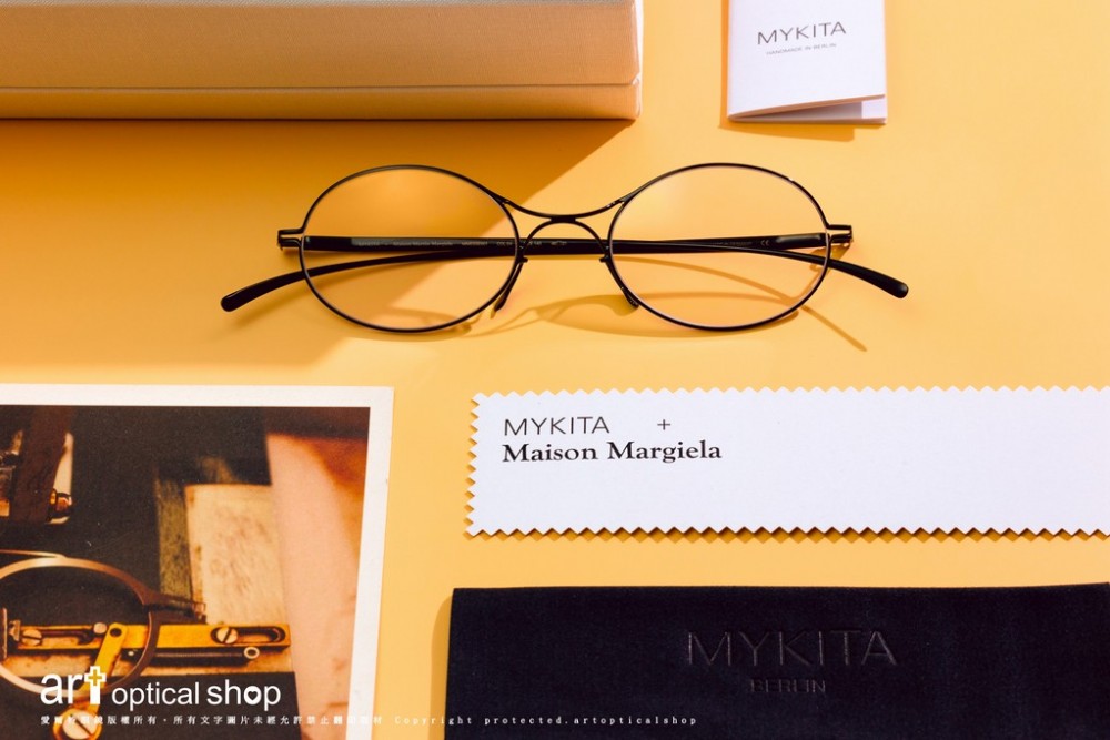 MYKITA+Maison Martin Margiela MMESSE001 薄鋼橢圓形鏡框